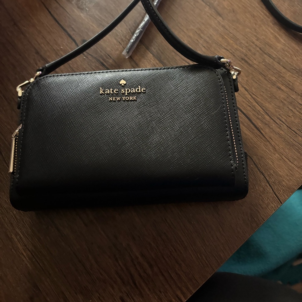 Kate Spade Black Wristlet Clutch - Brand New!!